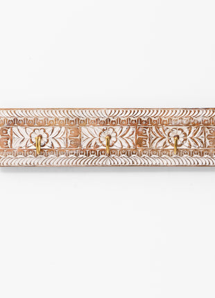 Tallinn Mango Wood Coat Hook (Row Of 3)
