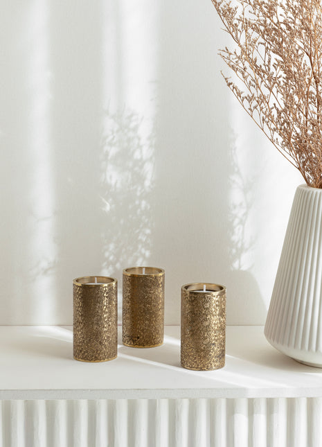 tealight candle holders made from solid brass