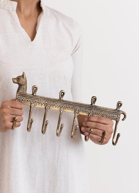 Brass Key Hook Dog