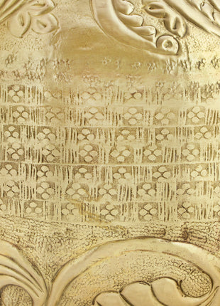 Bibury Engraved Brass Planter
