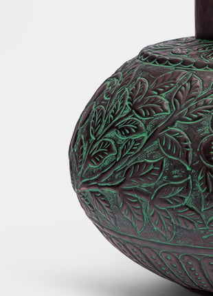 Castleton Engraved Brass Planter