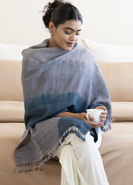 Lyon Shawl In Grey Shade