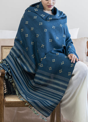 Mere Shawl In Blue