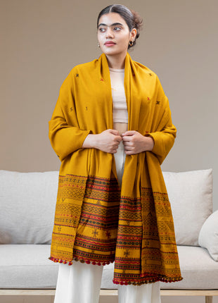 Roanne Shawl In Mustard