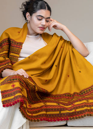 Roanne Shawl In Mustard
