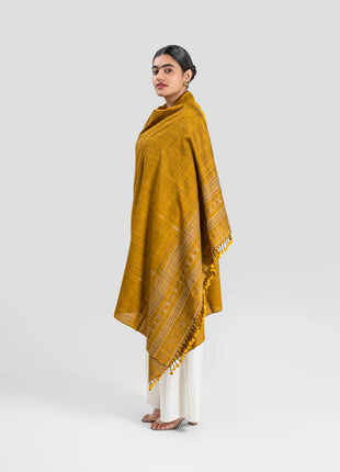 Pradines Shawl In Golden Yellow