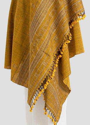 Pradines Shawl In Golden Yellow