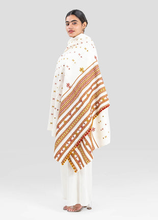 Paris Shawl In White