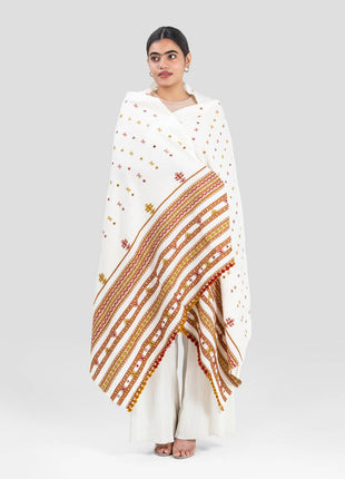 Paris Shawl In White