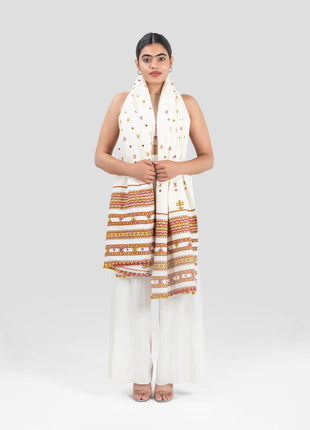 Paris Shawl In White