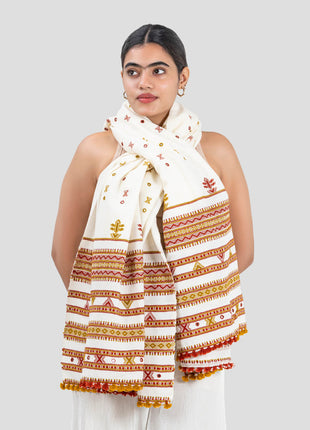 Paris Shawl In White