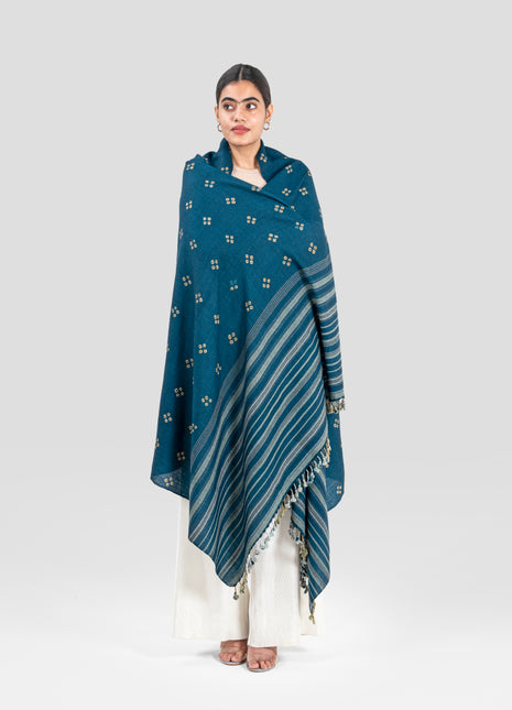 Mere Shawl In Blue