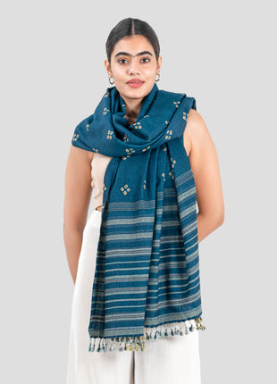 Mere Shawl In Blue
