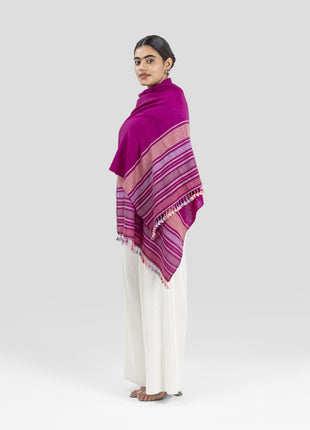 Gillingham Shawl In Burgundy
