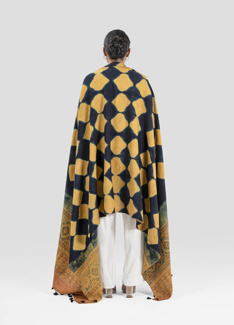 Barenton Shawl In Mustard Yellow