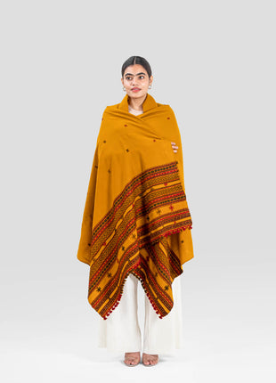 Roanne Shawl In Mustard