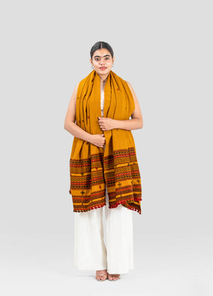 Roanne Shawl In Mustard
