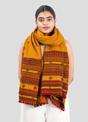 Roanne Shawl In Mustard
