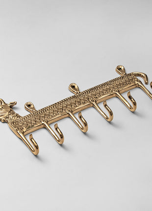 Brass Key Hook Cow