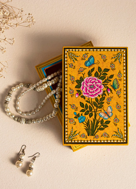 Butterfly On Rose Jewelry Box Organizer