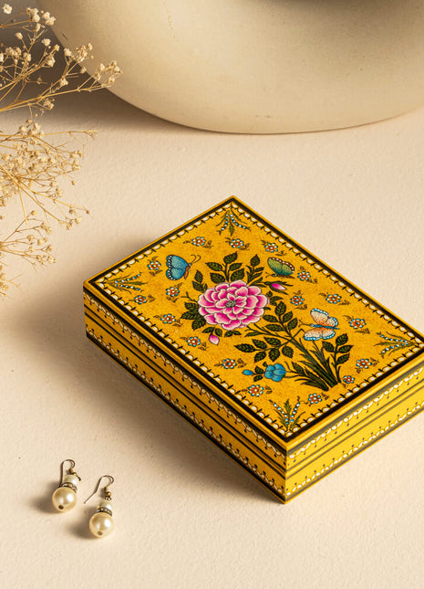 Butterfly On Rose Jewelry Box Organizer