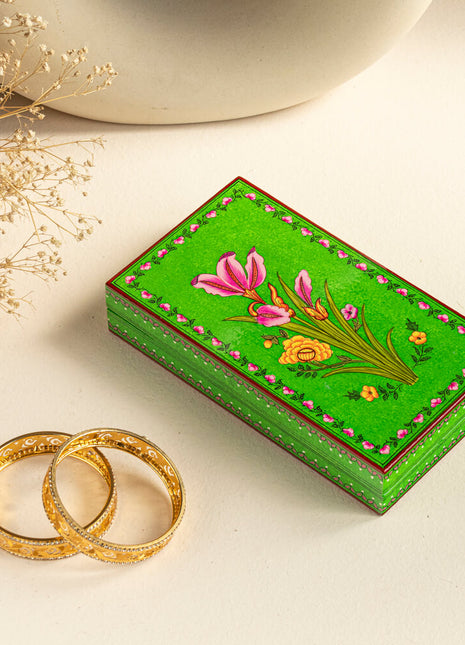 Valley Of Flowers Jewelry Box Organizer