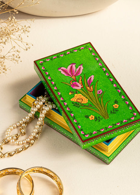 Valley Of Flowers Jewelry Box Organizer