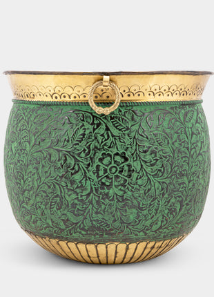Oswestry (Extra Large) Engraved Brass Planter