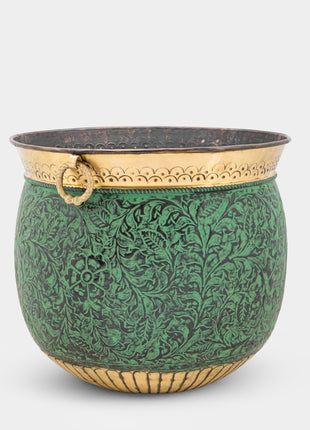 Oswestry (Extra Large) Engraved Brass Planter