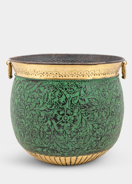 Oswestry (Extra Large) Engraved Brass Planter