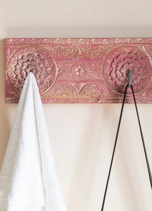 Jodhpur Antique style Coat Hooks Pink