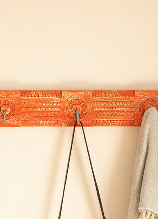 Jaipur Antique style Coat Hooks Orange