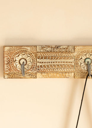 Jaipur Antique style Coat Hooks Whitewash
