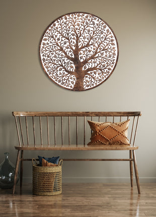 Round Tree Wall Art With Fruit Buds