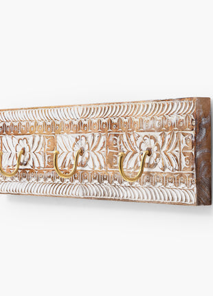 Tallinn Mango Wood Coat Hook (Row Of 3)