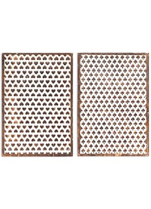 Playing Cards Wall Art, Wall Decor, Rustic Wood Wall Art, Wood wall hangings, whitewashed, Unique Wall Art, playing cards